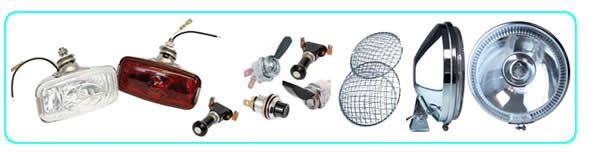 Retro Car lamps and accessories